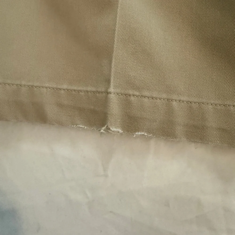Haggar Mens Straight Fit Work to Weekend Khaki Cotton Pants Size 42x30